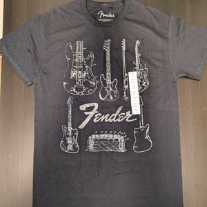 Brand New Fender Guitars Graphic Tee Size M
